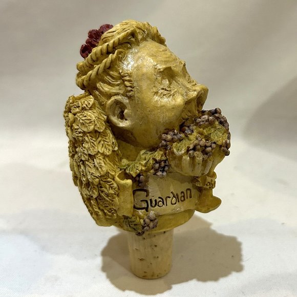 1998 Carrie Olsen-Garrard GUARDIAN OF THE GRAPES Bottle Stopper Collection - Picture 3 of 10